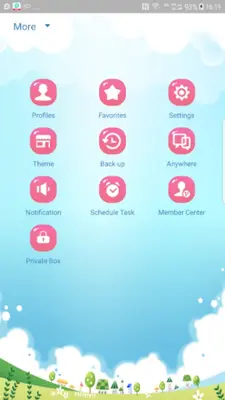 Spring garden skin for Next SM android App screenshot 1